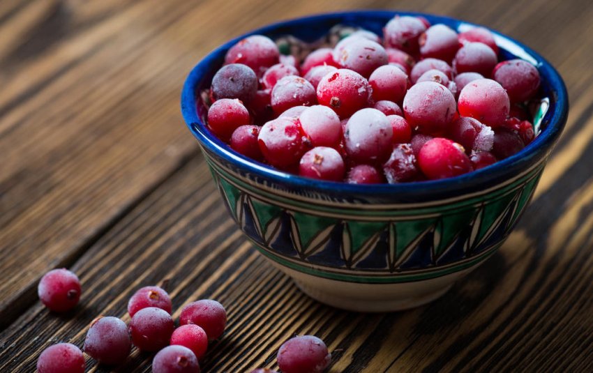 Заморожена журавлина