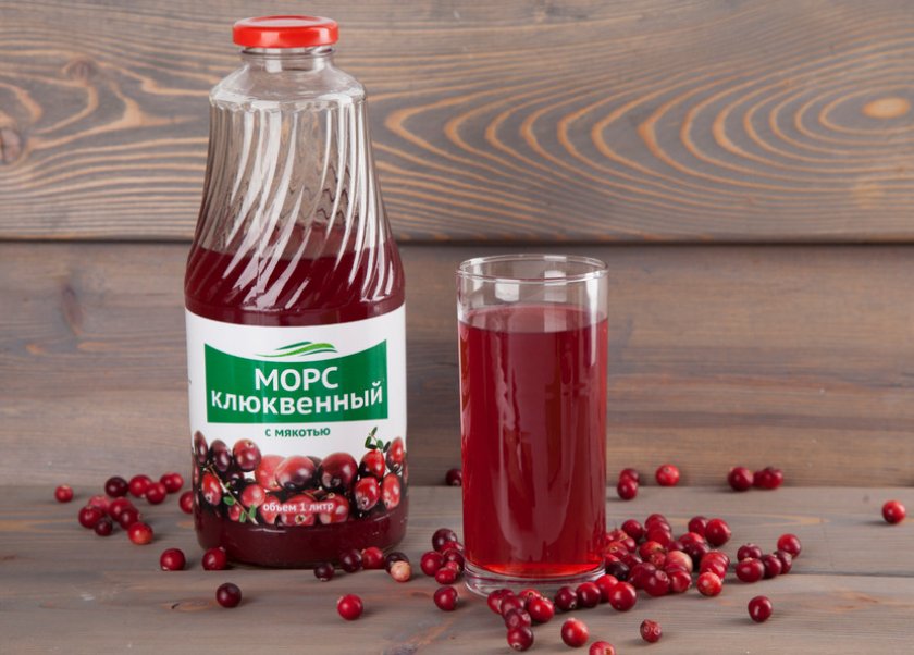 Морс клюквенный Морс клюквенный