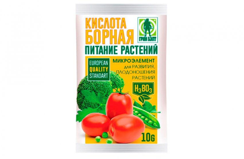 Замочування насіння в борної кислоти